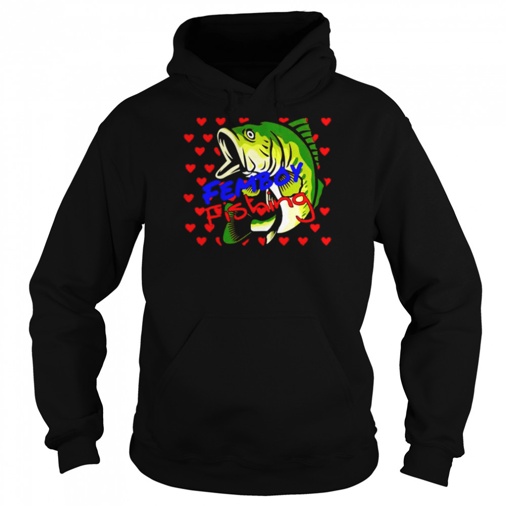 femboy fishing  Unisex Hoodie