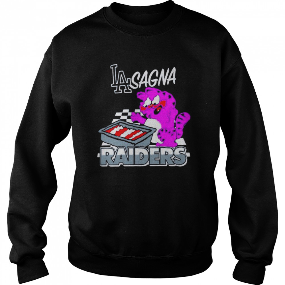 garfield Los Angeles Dodgers sagna Raiders  Unisex Sweatshirt