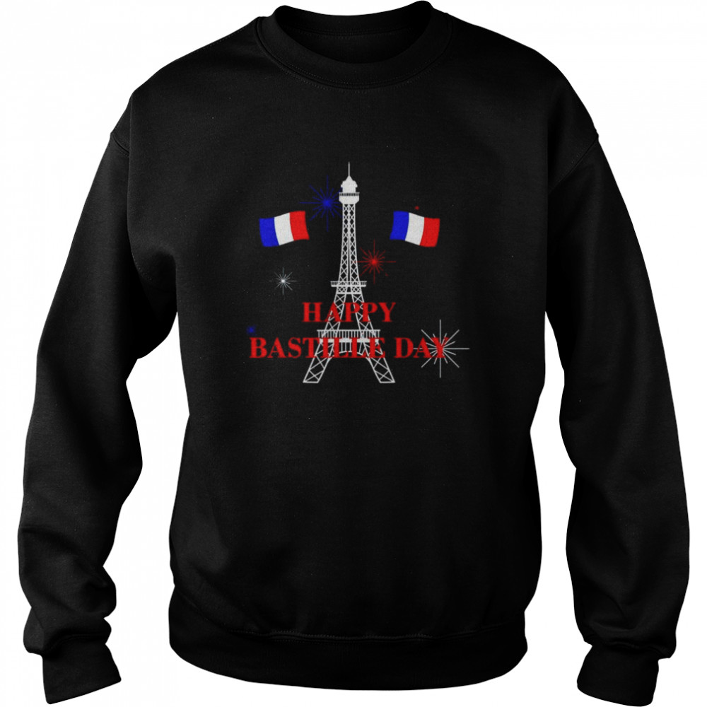 happy Bastille Day 14th July French  Unisex Sweatshirt