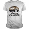 happy Camper Leopard Matching Camping Crew Shirt Classic Men's T-shirt