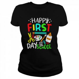 2022 Happy First Day of School Teacher Back to School Student T-Shirt Classic Women's T-shirt