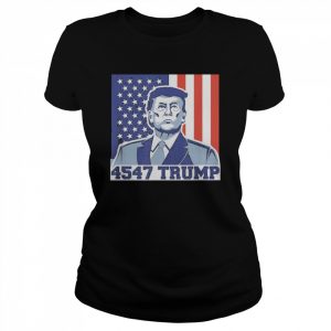 2024 Pro Trump 45 47 Patriotism Vintage Flag Tee Shirt Classic Women's T-shirt