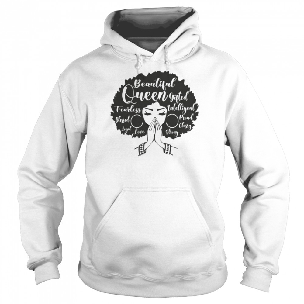 Afro Woman Praying Shirt Unisex Hoodie