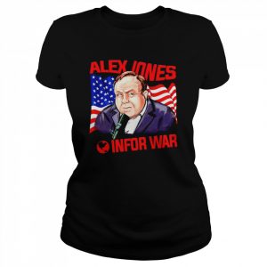 Alex Jones Infor War Flag USA Shirt Classic Women's T-shirt