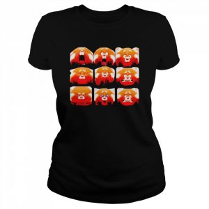 All red panda emotion  Classic Women's T-shirt