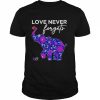 Alzheimers End Alzheimers Love Never Forgets Shirt Classic Men's T-shirt