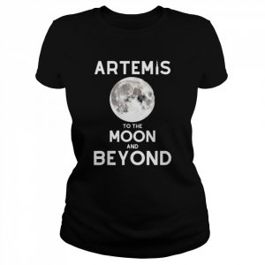 Artemis 1 SLS Rocket Launch Mission To The Moon And Beyond T-Shirt Classic Women's T-shirt