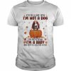 Autumn Baby Basset Hound Halloween I’m Telling You I’m Not A Dog My Mom Said I’m A Baby And Mom Is Always Right Shirt Classic Men's T-shirt