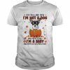 Autumn Baby Black Chihuahua Halloween I’m Telling You I’m Not A Dog My Mom Said I’m A Baby And Mom Is Always Right Shirt Classic Men's T-shirt