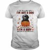 Autumn Baby Black Labrador Pup Halloween I’m Telling You I’m Not A Dog My Mom Said I’m A Baby And Mom Is Always Right Shirt Classic Men's T-shirt