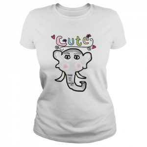 Baby Elephant Face  Classic Women's T-shirt