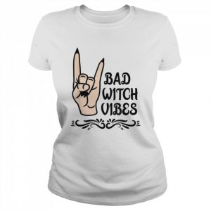 Bad Witch Vibes Cool Halloween Costume Witch Hand Spooky T-Shirt Classic Women's T-shirt