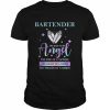 Bartender the soul of an Angel the fire of a Lioness the heart of a hippie the mouth of a sailor  Classic Men's T-shirt