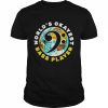 Bass Guitar Bass Clef Worlds Okayest Bass Player Shirt Classic Men's T-shirt