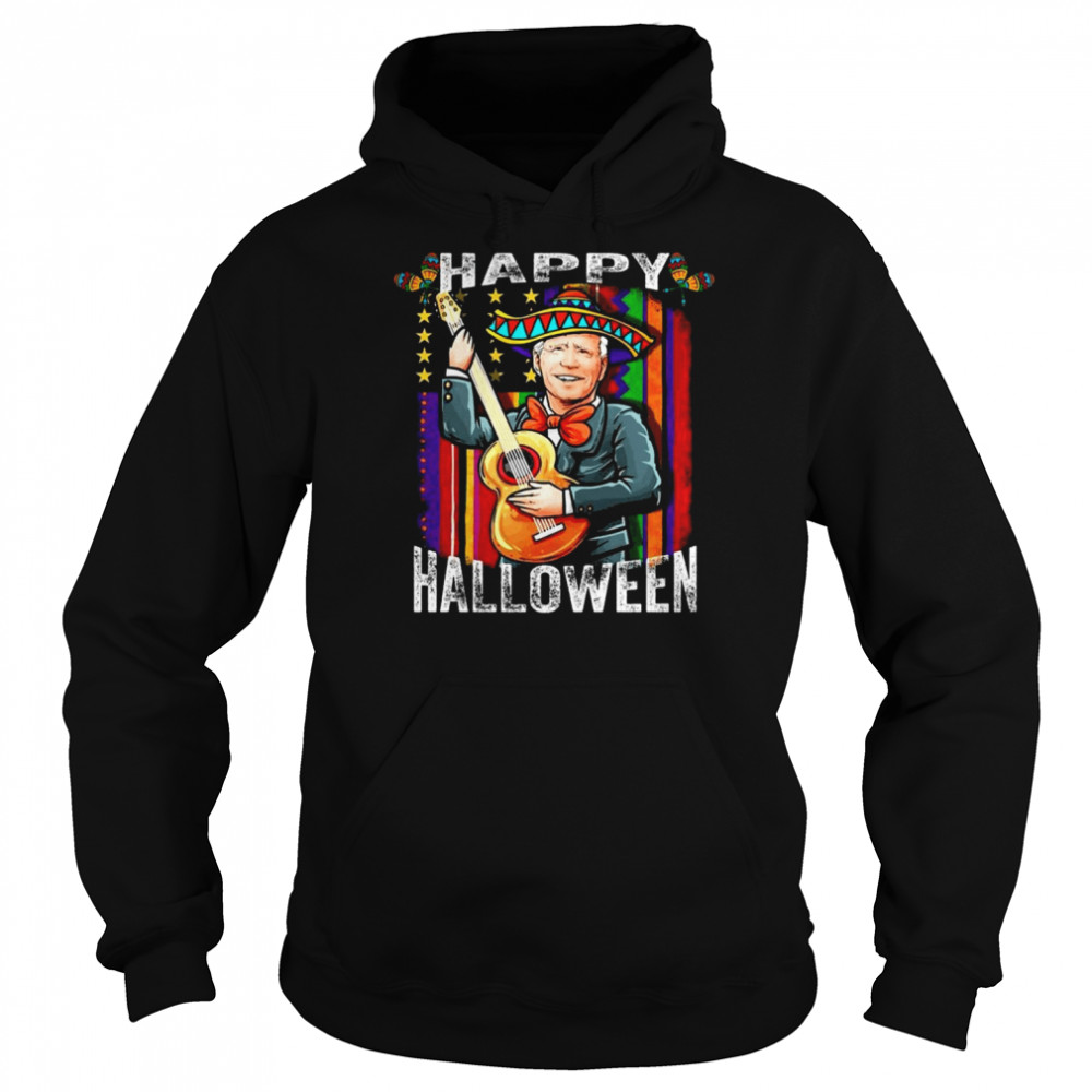 Biden Happy Halloween For Cinco de Mayo Day Fiesta  Unisex Hoodie