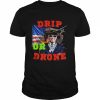 Biden drip or drone American flag 2022  Classic Men's T-shirt