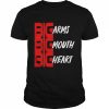 Big Arms Mouth Heart Shirt Classic Men's T-shirt