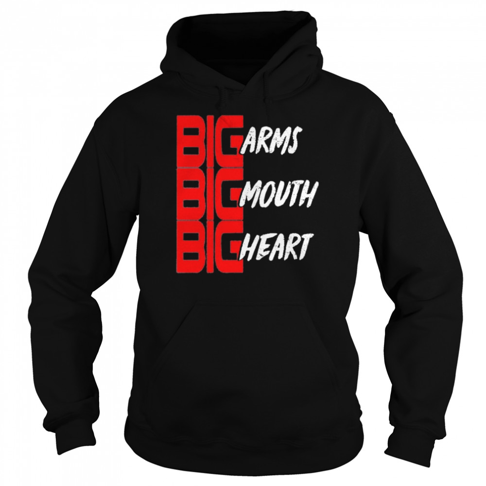 Big Arms Mouth Heart Shirt Unisex Hoodie