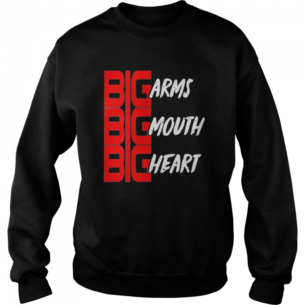 Big Arms Mouth Heart Shirt Unisex Sweatshirt