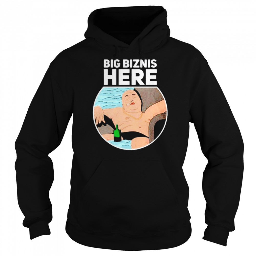 Big bizins here  Unisex Hoodie