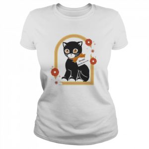 Black Cat Halloween T-Shirt Classic Women's T-shirt