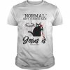 Black Cat Normal Isn’t Coming Back Jesus Is Revelation 14 Shirt Classic Men's T-shirt