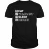 Black Soar WestJett Eat Valorant Sleep Repeat Shirt Classic Men's T-shirt