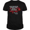 Blood Stains Are Red Ultraviolet Lights Are Blue Halloween T-Shirt Classic Men's T-shirt