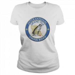 Blue Logo Tarpon Rodeo Grand Isle  Classic Women's T-shirt