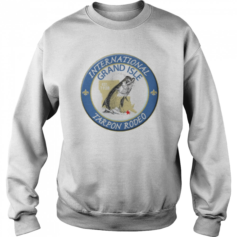 Blue Logo Tarpon Rodeo Grand Isle  Unisex Sweatshirt