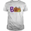 Boo Doodle Letters Halloween T-Shirt Classic Men's T-shirt