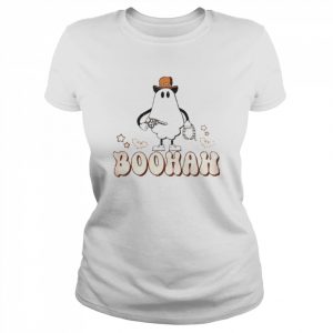 Boo haw halloween cowboy baby western fall cute ghost boo  Classic Women's T-shirt