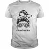 Boykin spaniel dog mom messy bun hair glasses T- Classic Men's T-shirt