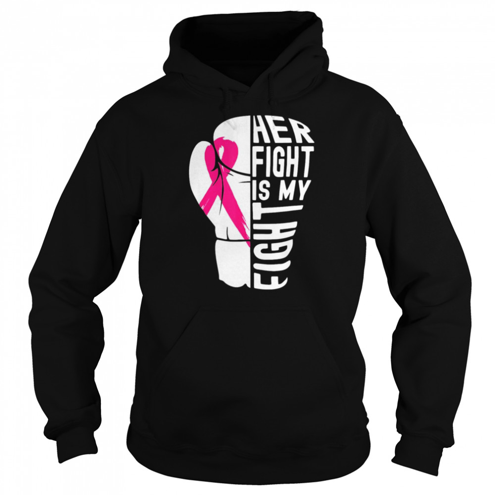 Breast Cancer Awareness Husband Support Squad T-Shirt Unisex Hoodie