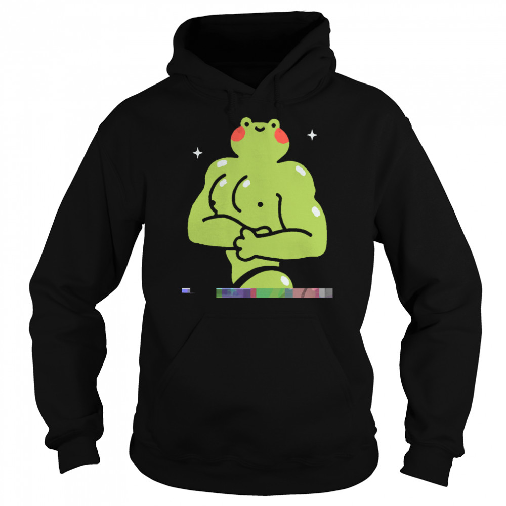 Buff frog body gym T- Unisex Hoodie