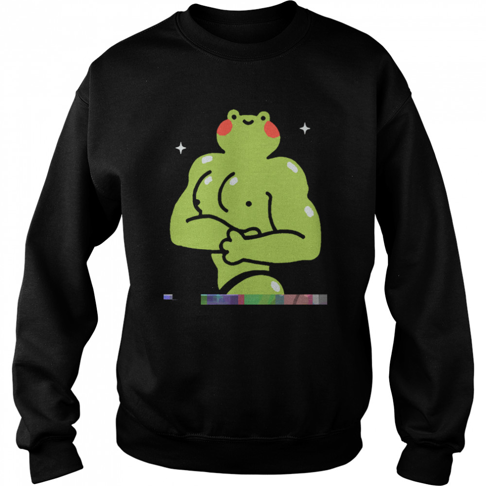 Buff frog body gym T- Unisex Sweatshirt