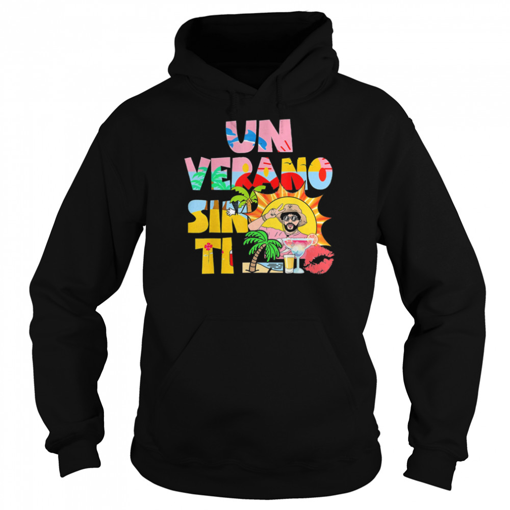 Bunny Un Verano Worlds Tour Sin Ti T-Shirt Unisex Hoodie