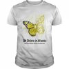 Butterfly We Believe in Miracles Sarcoma, Bone Cancer Awareness Shirt Classic Men's T-shirt