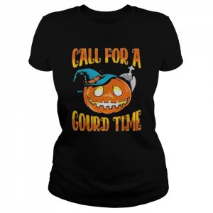 Call For a Gourd Time Jack o Lantern Halloween T-Shirt Classic Women's T-shirt