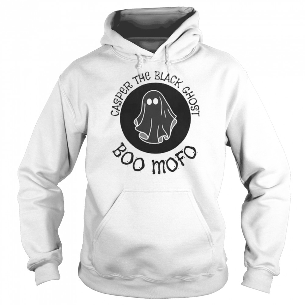 Casper the black ghost boo mofo  Unisex Hoodie