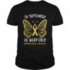 Childhood Cancer Awareness In September We Wear Gold T-Shirt Classic Men's T-shirt