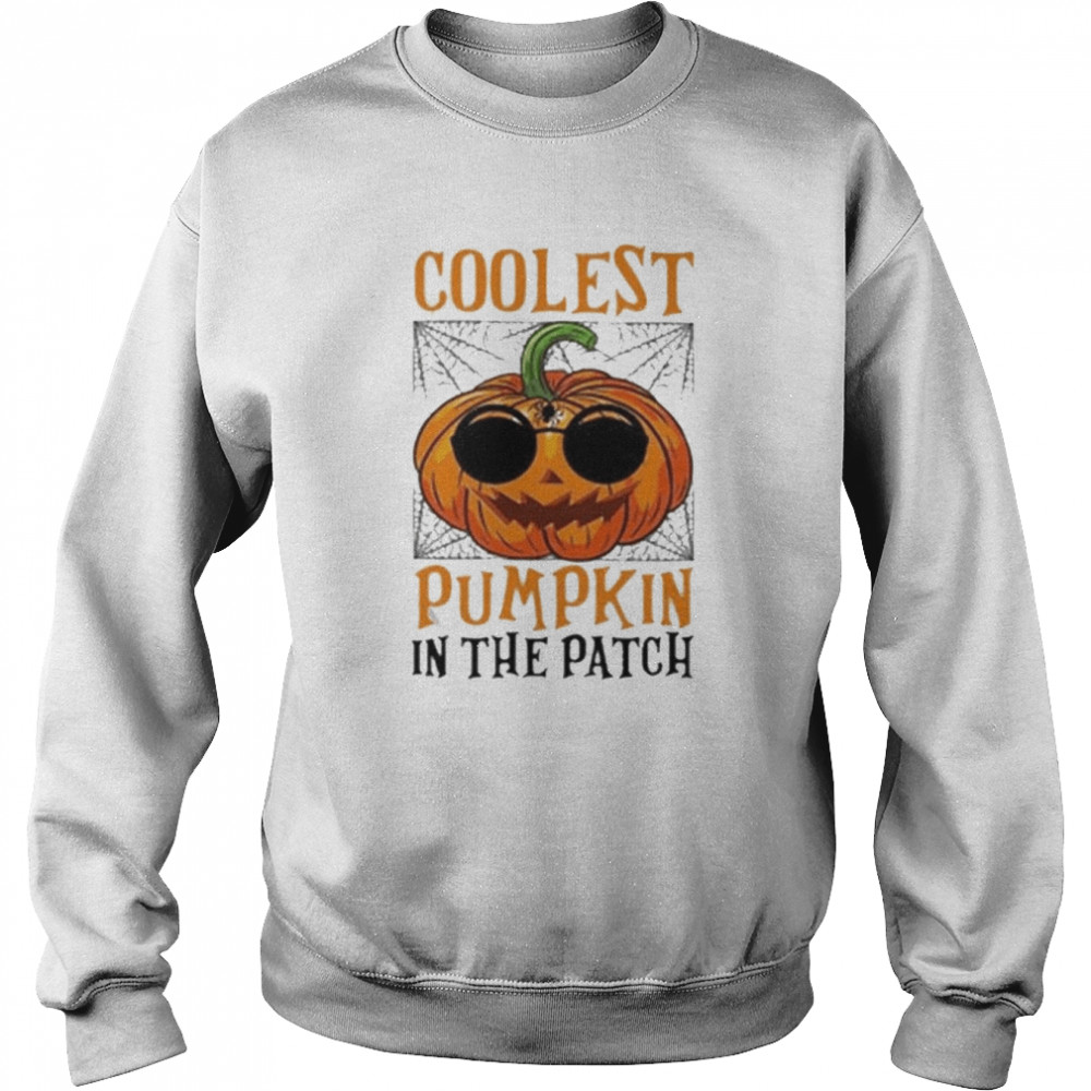 Coolest Pumpkin In the Patch Halloween Shirt Unisex Sweatshirt