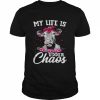 Cow my life is udder chaos  Classic Men's T-shirt