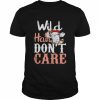 Cow wild hair don’t care  Classic Men's T-shirt