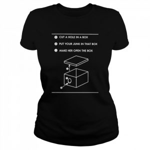 Cut A Hole In A Box With Threatening Auras Shirt Classic Women's T-shirt