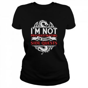 DND Not Anti Social Gift Not Procrastinating Shirt Classic Women's T-shirt