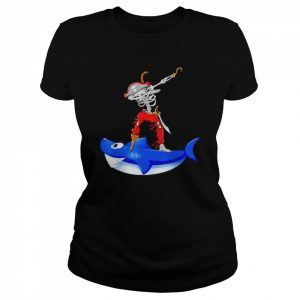 Dabbing Pirate and Shark Pirate Halloween Costume T-Shirt Classic Women's T-shirt