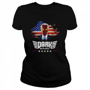 Dark Brandon Funny Political America Flag Joe Biden  Classic Women's T-shirt