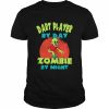 Dart player by day Zombie by night Halloween  Classic Men's T-shirt