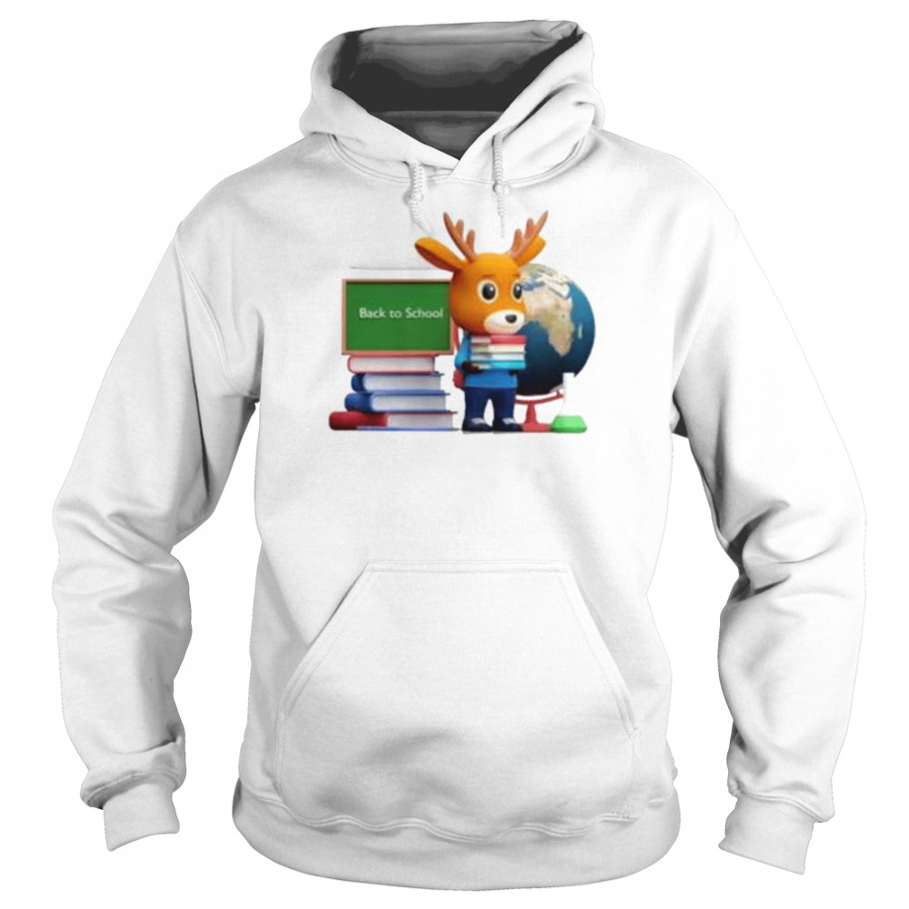 Deer student back to school  Unisex Hoodie